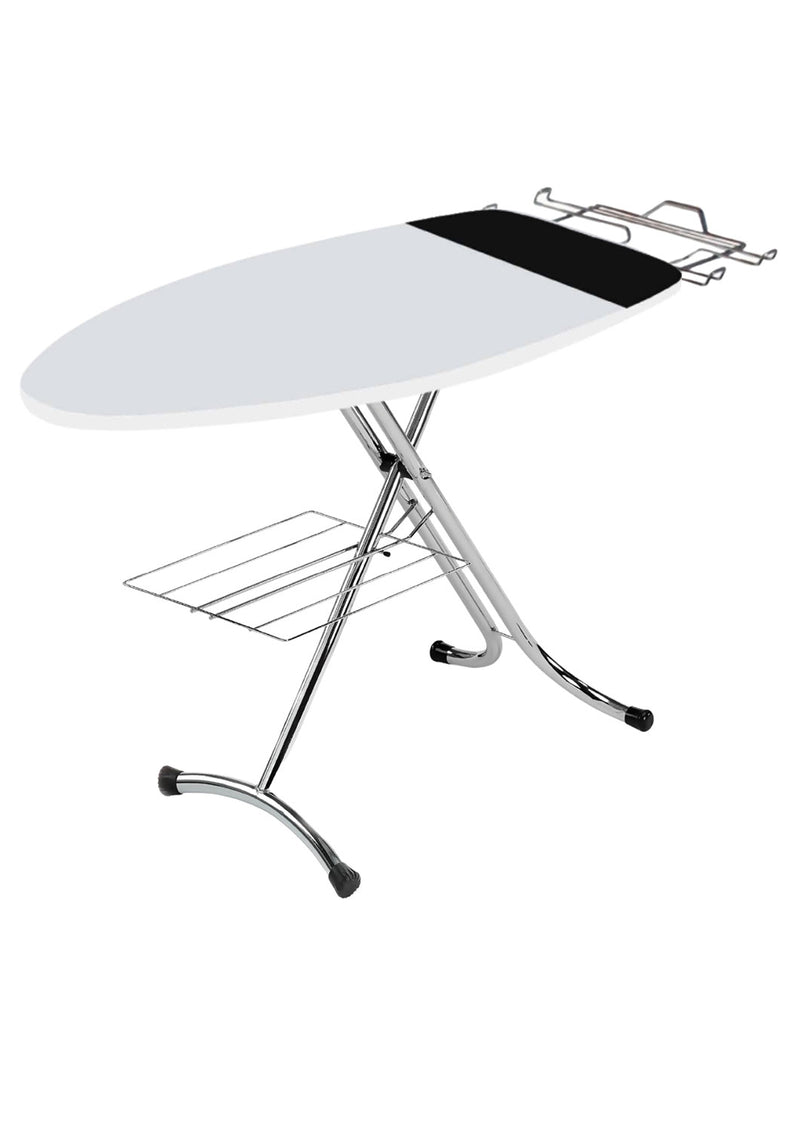 Asse da Stiro Elegant Profi 125x46cm Salvaspazio Area Ignifuga con Copriasse Gambe Triple In Acciaio      