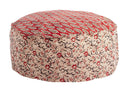 Pouf  65x65x25cm in Tessuto Lorient Rosso