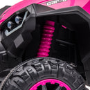 Quad Elettrico per Bambini 12V 2 Velocità Fari LED Rosa 