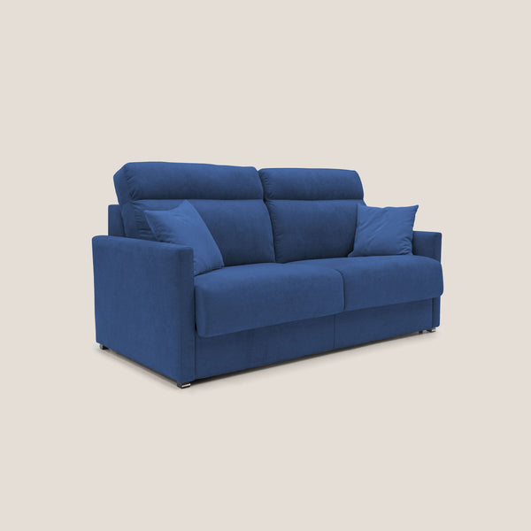 Divano Letto 2 Posti 176x102x97 cm in Tessuto Blu acquista