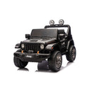Macchina Elettrica per Bambini Jeep Wrangler Rubicon 12V con Telecomando Nero   