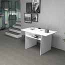 Consolle Allungabile 120x40/80x76 cm Ikebana bianco larice