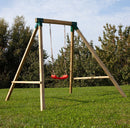 Altalena da Giardino 1 Posto 160x230x195 cm in Legno