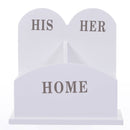 Set 2 Porta Oggetti Lui Lei 20 H 16 cm