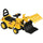 Kinder-Aufsitzbagger 83 x 27 x 39 cm mit Klemme Gelb und Schwarz