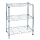 Scaffale in Acciaio Cromato 3 Piani 36X60X75Cm Tosini Light AC1424-3