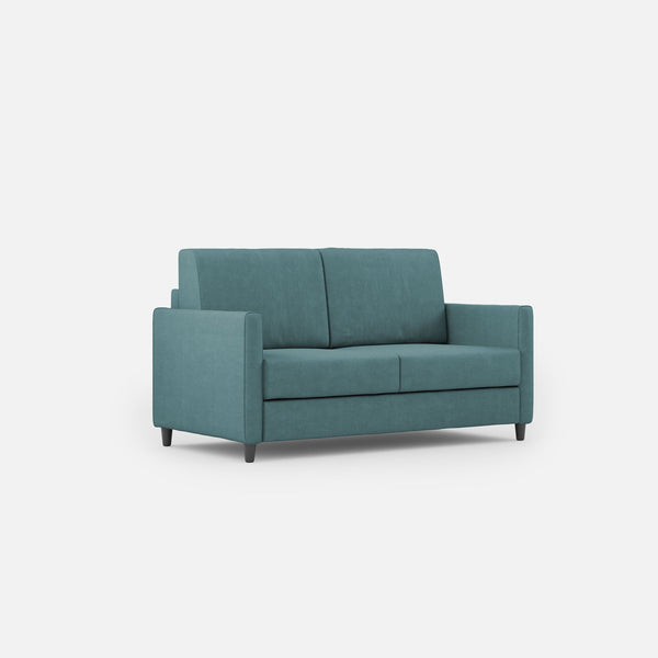 Divano 2 Posti 138x85x85 cm Karay in Tessuto Petrolio sconto