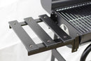 Barbecue a Carbone  con Affumicatore 84x48x116 cm in Acciaio con Ruote Saturnino