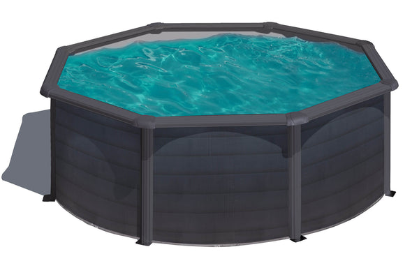 online Piscina Rotonda Fuori Terra Ø300xh120 cm in Acciaio e PVC Gre Kea
