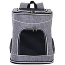 Trasportino Zaino per Cani e Gatti 35x30x45 cm  Grigio