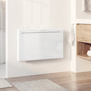 Stufa Elettrica 1500 W Termoconvettore 70x21,5x43,5 cm da Parete e Terra Compatibile con Alexa e Google Home Bianco      