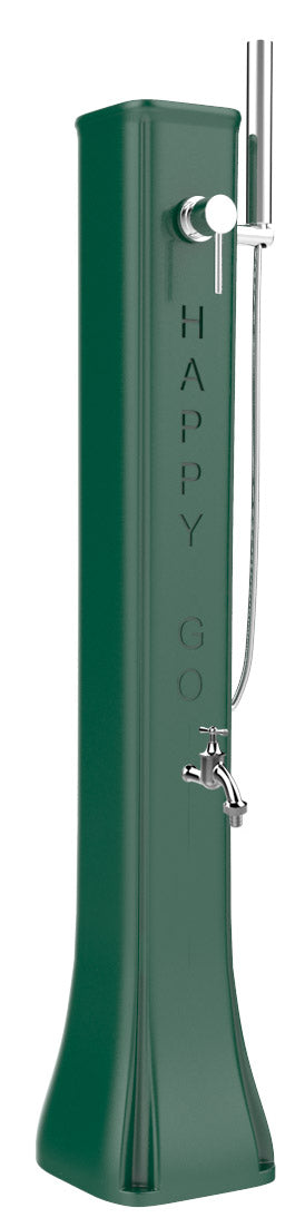 prezzo Mini Doccia Solare da Giardino Lavapiedi Miscelatore e Doccetta Mobile Arkema Happy Go Verde