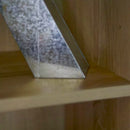 Armadio 2 Ante 6 Ripiani 72,3x36x177,1 cm in Truciolare Nobilitato Olmo