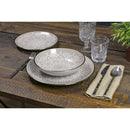 Servizio Piatti 18 Pezzi in Hard Dolomite Villa d'Este Baku Grigio