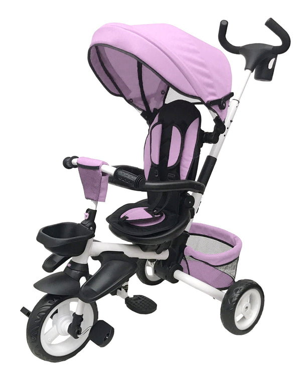 Faltbarer Dreirad-Kinderwagen für Kinder Pink prezzo