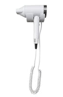 Asciugacapelli Professionale Vama PASSION HAIR Motore Brushless 1500W per Hotel con Base Murale Bianco