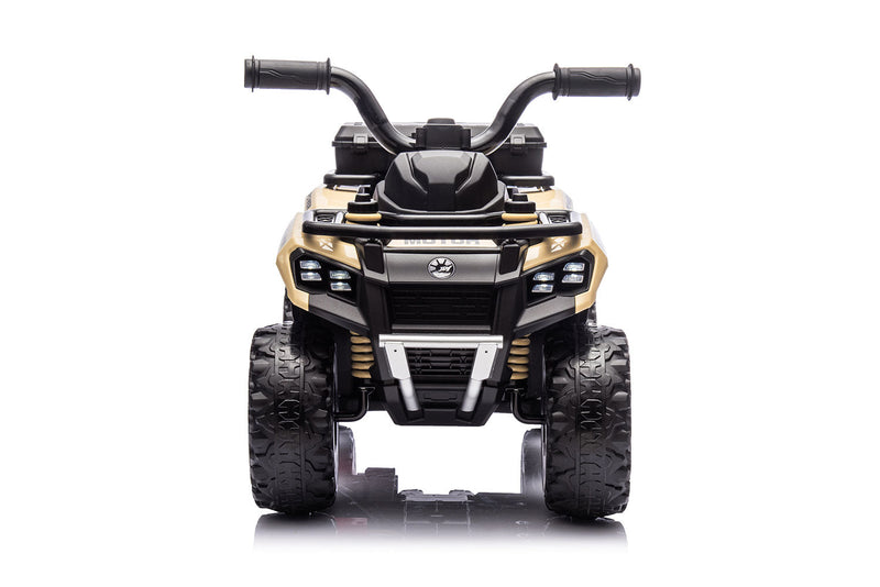 Quad Elettrico per Bambini Safari 6V con Bauletto Posteriore Beige  