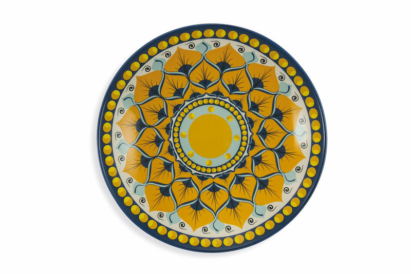 Centrotavola Decorativo Ø35x7 cm in Dolomite VdE Tivoli 1996 Sicilia