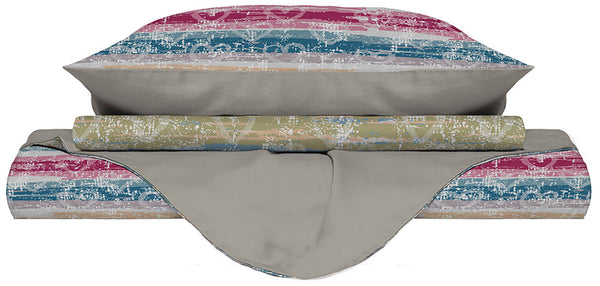 acquista Bettbezug mit Love Lines bedruckten Kissenbezügen in verschiedenen Größen