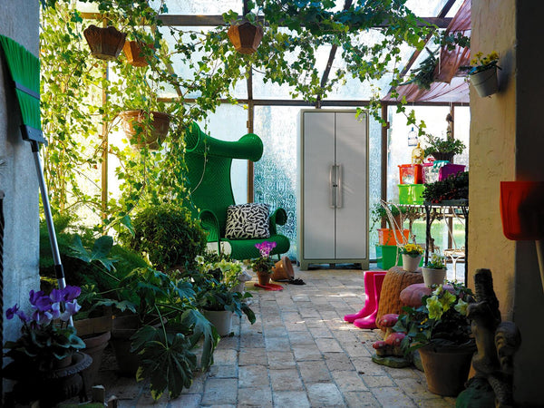 Kleiderschrank 4 Regale 80 x 44 x 182 cm Keter Gulliver Alto XL Sand und Beige acquista