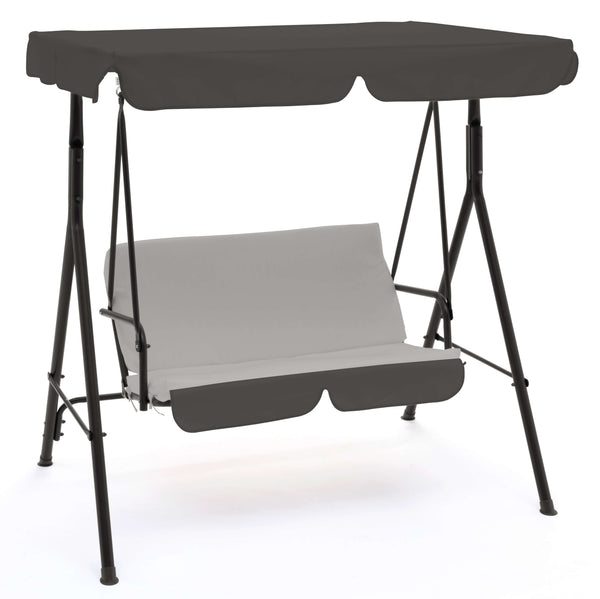 Gartenschaukel 2 Sitze in dunkelgrauem Taddei Maiorca Eisen acquista
