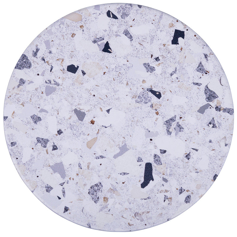 Set 6 Sottobicchieri Ø10x1 cm  in Ceramica VdE Tivoli 1996 Terrazzo