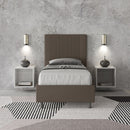 Letto Singolo Goya Cappuccino Varie Misure