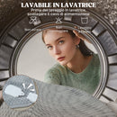 Coperta Elettrica 160x140 cm con 5 Livelli di Calore e 2 Telecomandi in Pile e Poliestere Grigio      