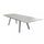 Zante Ausziehbarer Tisch 200/300x110x75 h cm in taubengrauem Aluminium