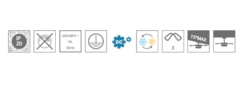 Ventilatore da Soffitto con 3 Pale in Legno Ø155 cm 6 Velocità Sulion Bromien Marrone