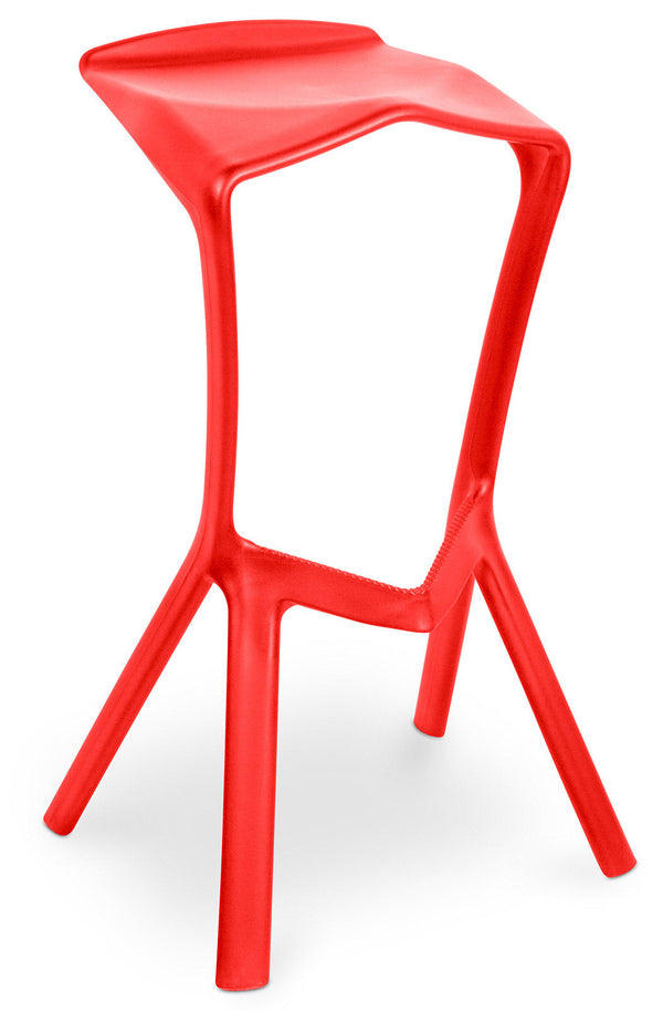 sconto Vandi Red Polypropylen Home Kitchen Barhocker