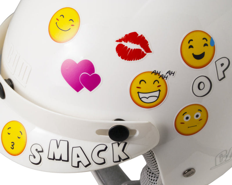 Casco Demi-Jet per Bambini con Frontino CGM Cuba Smile 204S Fucsia Opaco