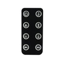 Camino Elettrico da Parete o Incasso Alaro Ultra+ 152x18x52 cm Effetto Fiamma Telecomando in MDF Nero