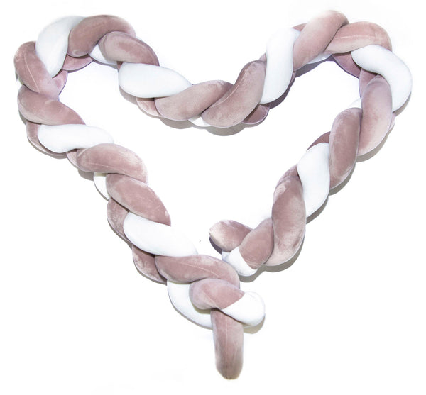 acquista Geflechtpuffer für Krippenreduzierer 2m Dolce Nanna Tortora