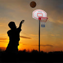 Canestro da Basket Supporto Altezza Regolabile per Esterni Pallacanestro Sport Dunlop