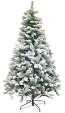 Albero di Natale Artificiale Innevato Morel Pino Verde Varie Misure