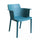 Sessel Cathy 60 x 58 x 76,5 cm aus Polypropylen in Petrolgrün