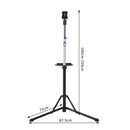 Cavalletto Supporto per Riparazione e Manutenzione Bicicletta in Ferro e PP 87.5x73x100-159 cm 