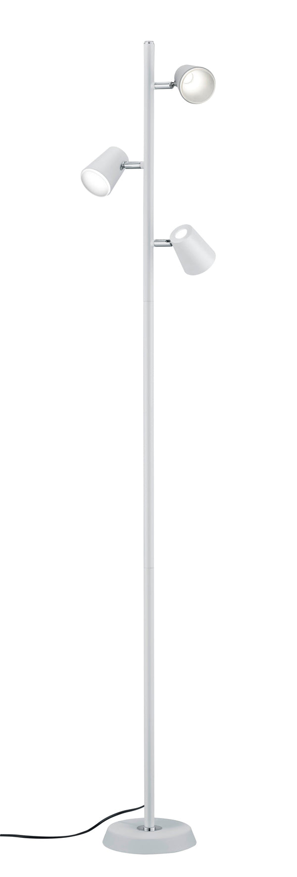 LED-Stehlampe für den Innenbereich aus mattweißem Metall acquista