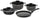 Olympia Hard Cook Big Antihaft-Kochgeschirr-Set aus Druckguss-Aluminium, 7-teilig