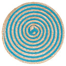 Set 4 Tovagliette Ø38 cm  in Paglia e Carta VdE Tivoli 1996 Spiral