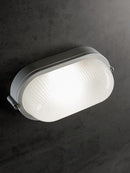 Plafoniera Ovale da Esterno a LED 10W 3000K Sovil Alluminio