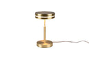 Lampada tavolo da Interno a led in Metallo Ottone Satinato