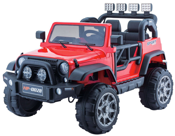 acquista Elektroauto für Kinder 12V 2 Sitze Kidfun Offroad Rot