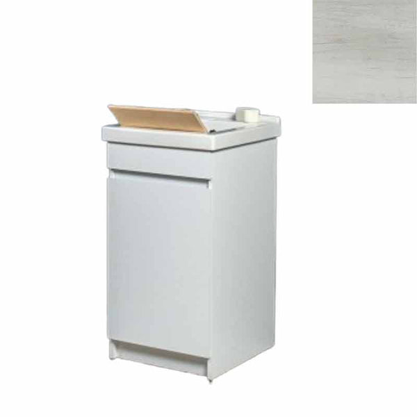 online Mobile Lavatoio in Ceramica 1 Anta con Strofinatoio in Legno Massello 45x50x86A cm Olmo Bianco