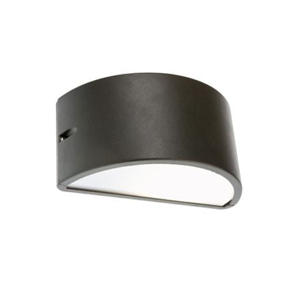 Wandleuchte Half Moon Closed Grey Farbe für Outdoor Line Umbe Sovil online