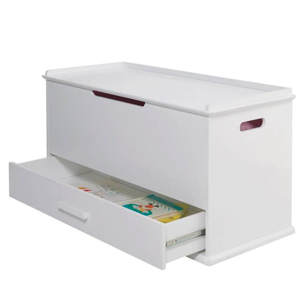 acquista Holztruhe 90x38,5x47 cm Sabrina Weiß