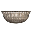 Set 2 Insalatiere con Decoro in Rilievo in Vetro VdE Tivoli 1996 Imperial Fumè e Grigio