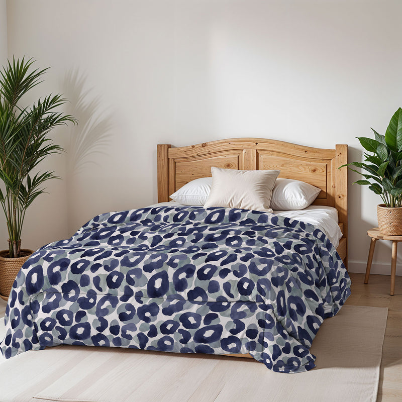 Trapunta Invernale Stampata in Microfibra 200gr Double Face Wild Varie Misure