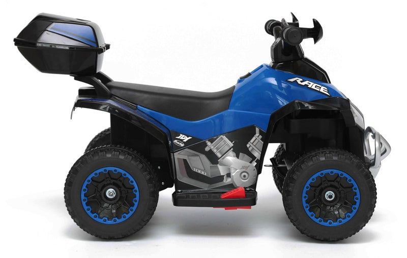 Mini Quad Elettrico per Bambini 6V Kid Go Deluxe Blu